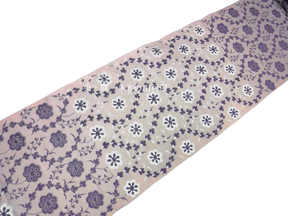 yumiko様 洛風林 名古屋帯 トルコ小花文 洛風林 九寸名古屋帯 「トルコ小花文」田村屋